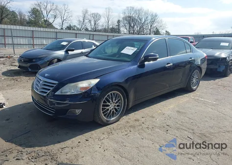 2009 Hyundai Genesis 3.8 z USA, uszkodzony, nr VIN KMHGC46E49U048666